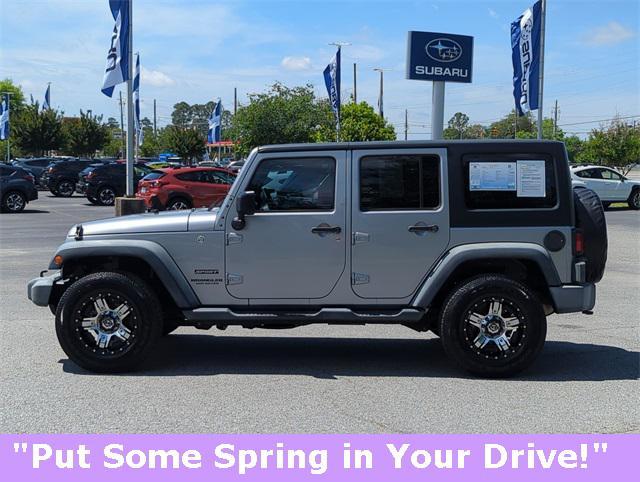 used 2017 Jeep Wrangler Unlimited car, priced at $18,787