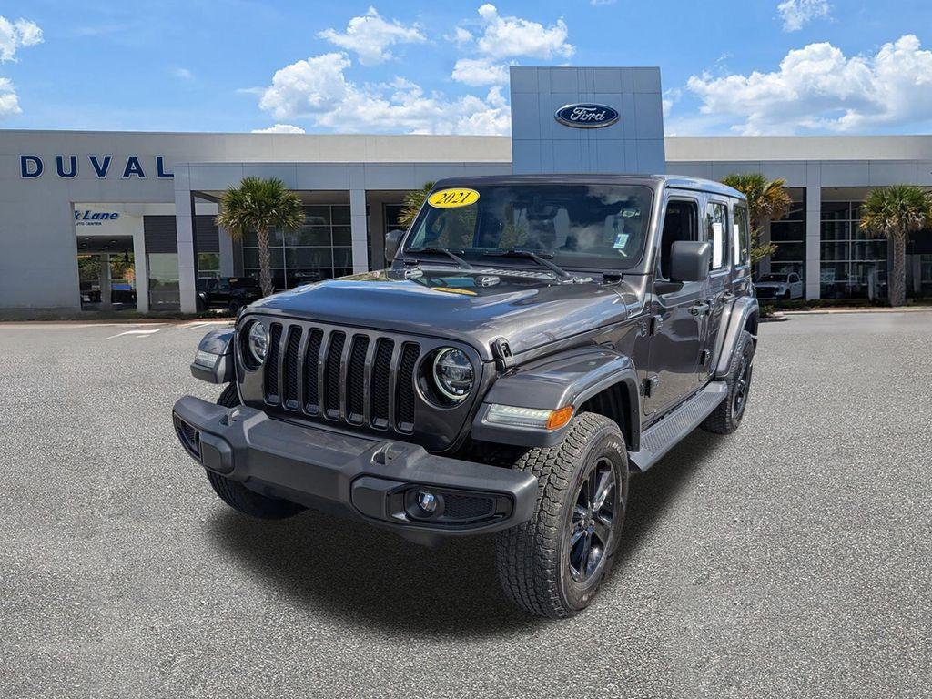 used 2021 Jeep Wrangler Unlimited car, priced at $32,500