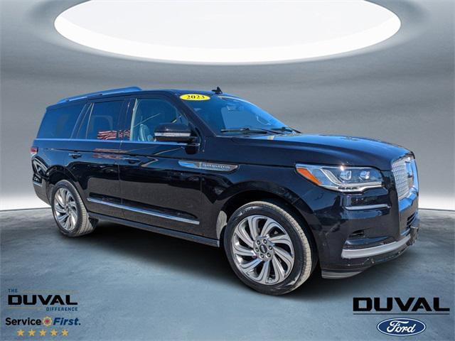 used 2023 Lincoln Navigator car, priced at $57,302