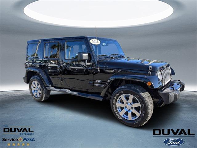 used 2016 Jeep Wrangler Unlimited car, priced at $20,499