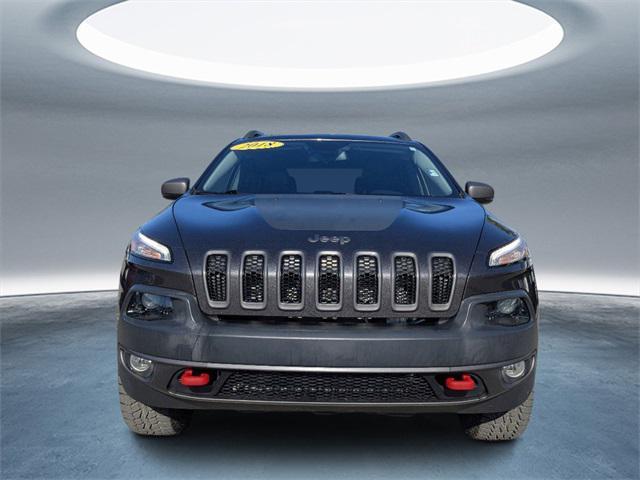 used 2018 Jeep Cherokee car, priced at $21,999