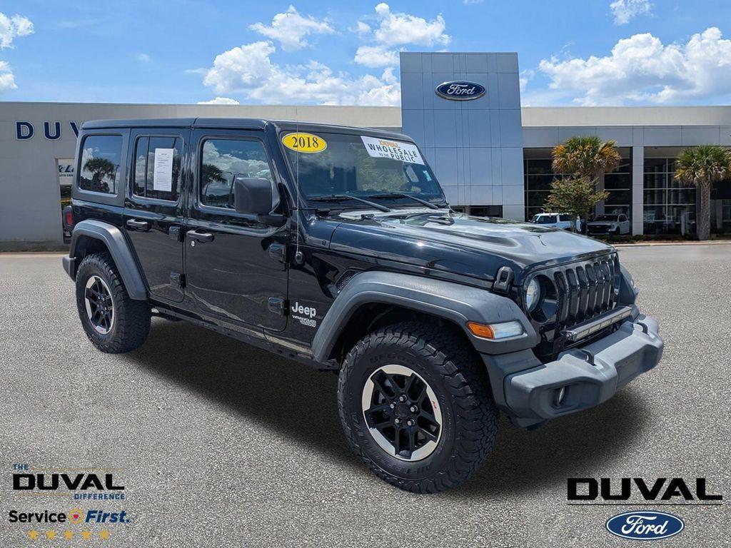 used 2018 Jeep Wrangler Unlimited car, priced at $17,000