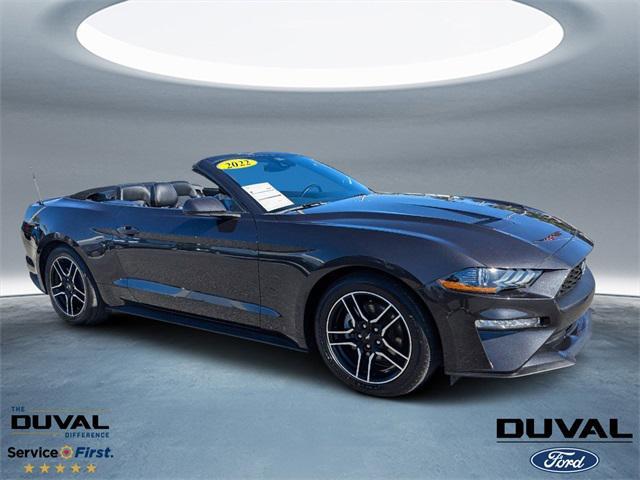 used 2022 Ford Mustang car, priced at $22,999