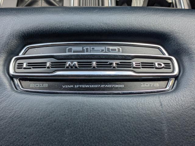 used 2018 Ford F-150 car, priced at $36,500
