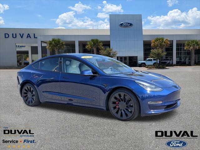 used 2021 Tesla Model 3 car, priced at $26,500
