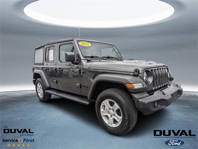 used 2022 Jeep Wrangler Unlimited car, priced at $28,999