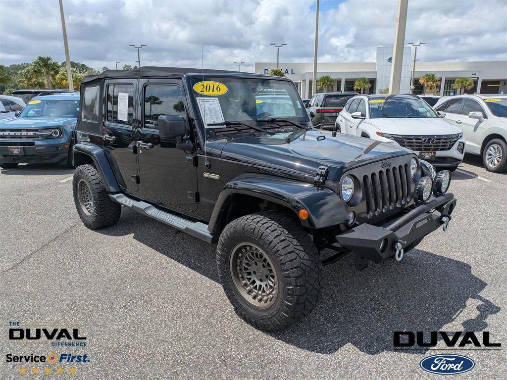 used 2016 Jeep Wrangler Unlimited car, priced at $20,000