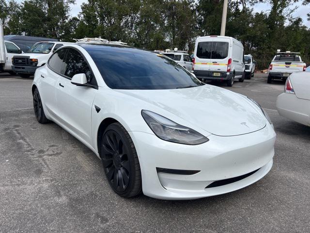 used 2022 Tesla Model 3 car, priced at $28,999