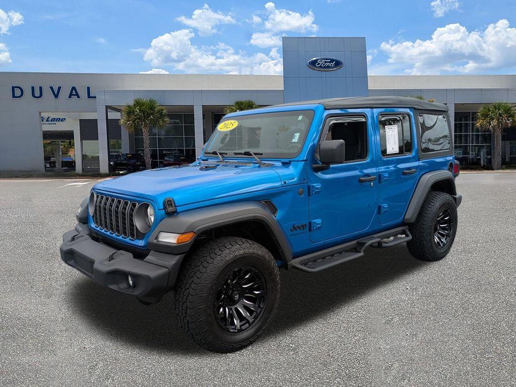 used 2025 Jeep Wrangler car, priced at $34,000