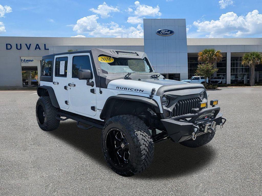 used 2016 Jeep Wrangler Unlimited car, priced at $23,976