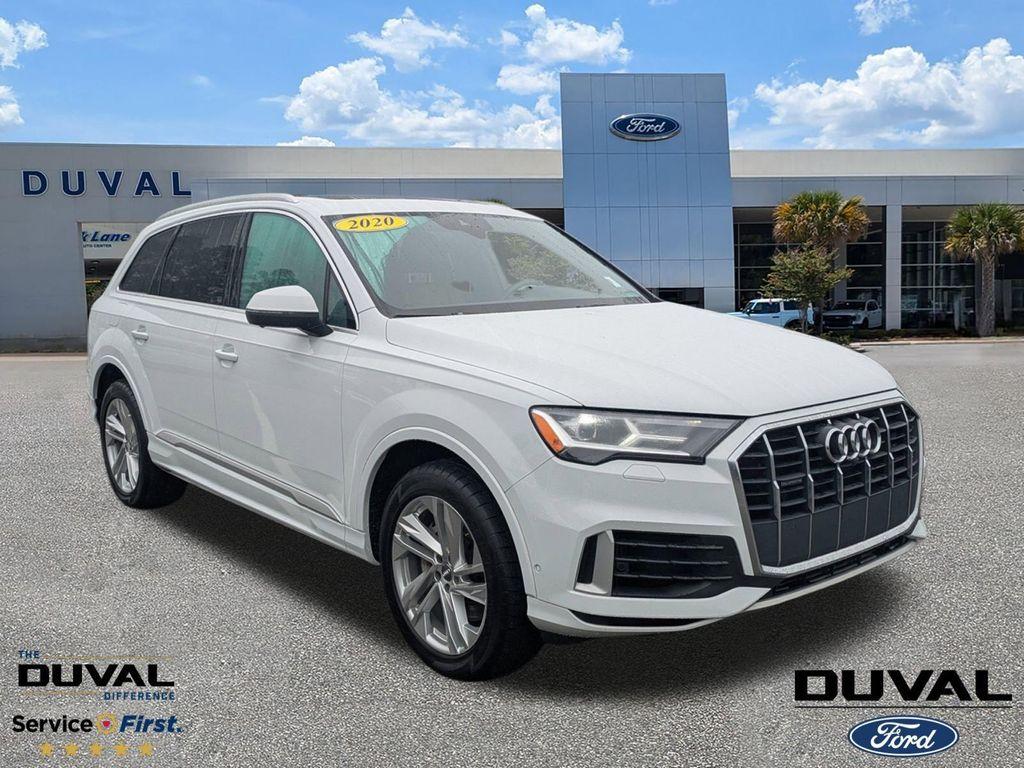 used 2020 Audi Q7 car, priced at $28,000