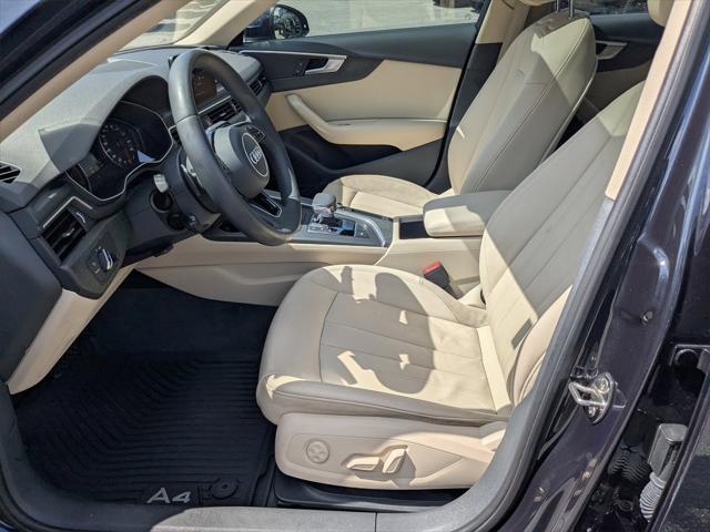 used 2018 Audi A4 car, priced at $14,000