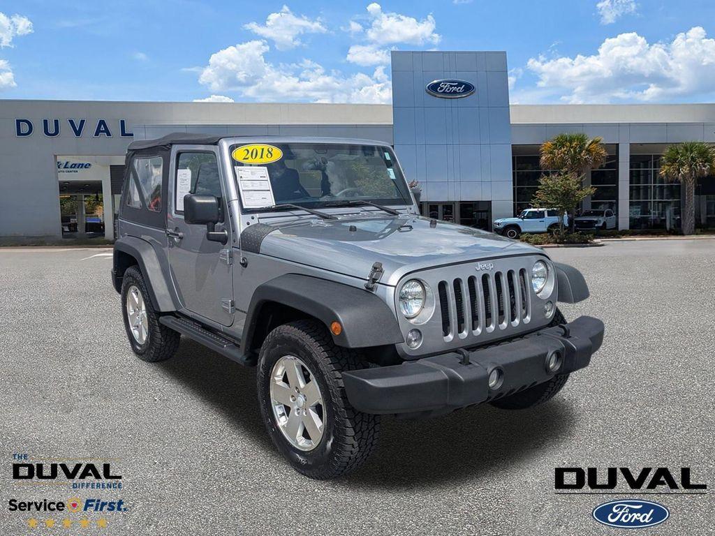 used 2018 Jeep Wrangler JK car, priced at $18,500