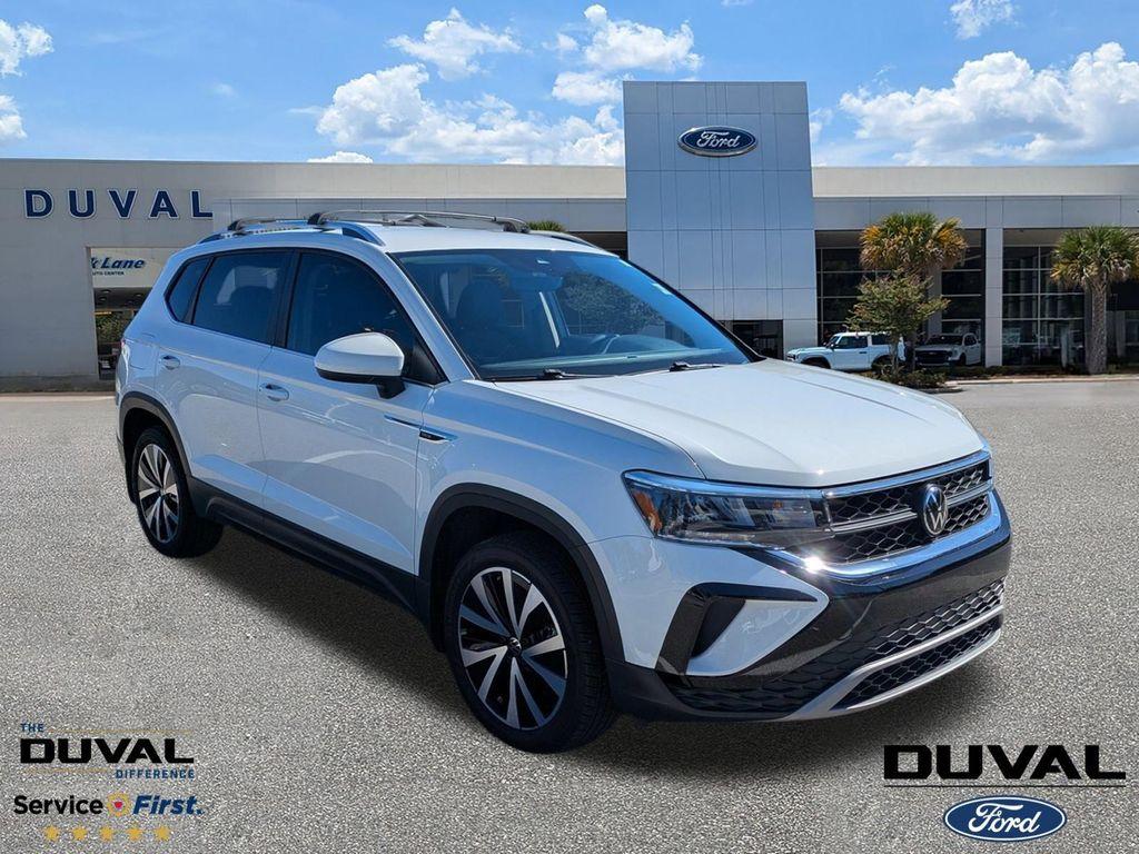 used 2023 Volkswagen Taos car, priced at $21,000