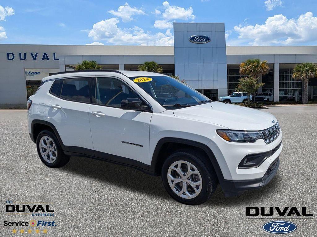 used 2024 Jeep Compass car, priced at $21,497