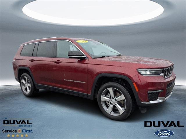 used 2021 Jeep Grand Cherokee L car, priced at $27,990