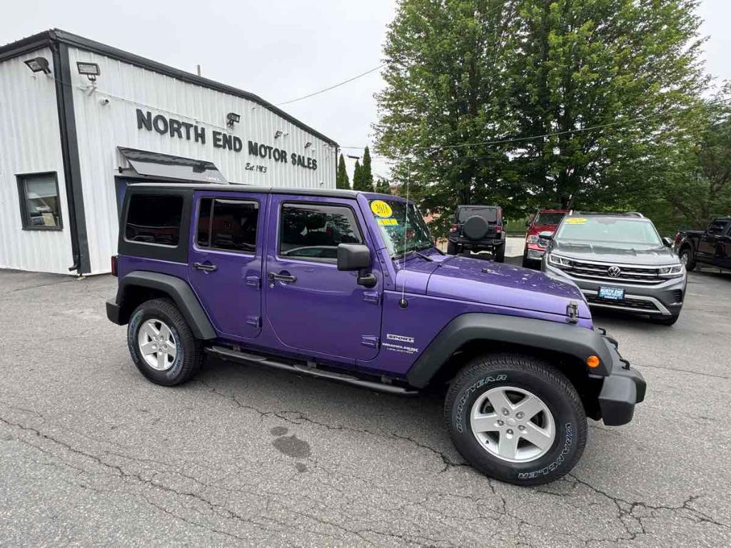 used 2018 Jeep Wrangler JK Unlimited car, priced at $24,900