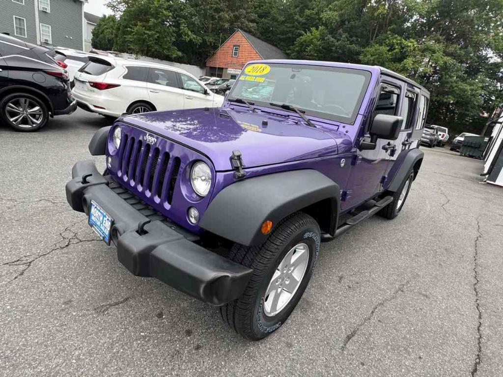 used 2018 Jeep Wrangler JK Unlimited car, priced at $24,900