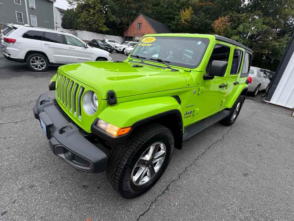 used 2021 Jeep Wrangler Unlimited car, priced at $33,900