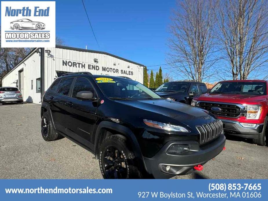 used 2018 Jeep Cherokee car, priced at $23,900