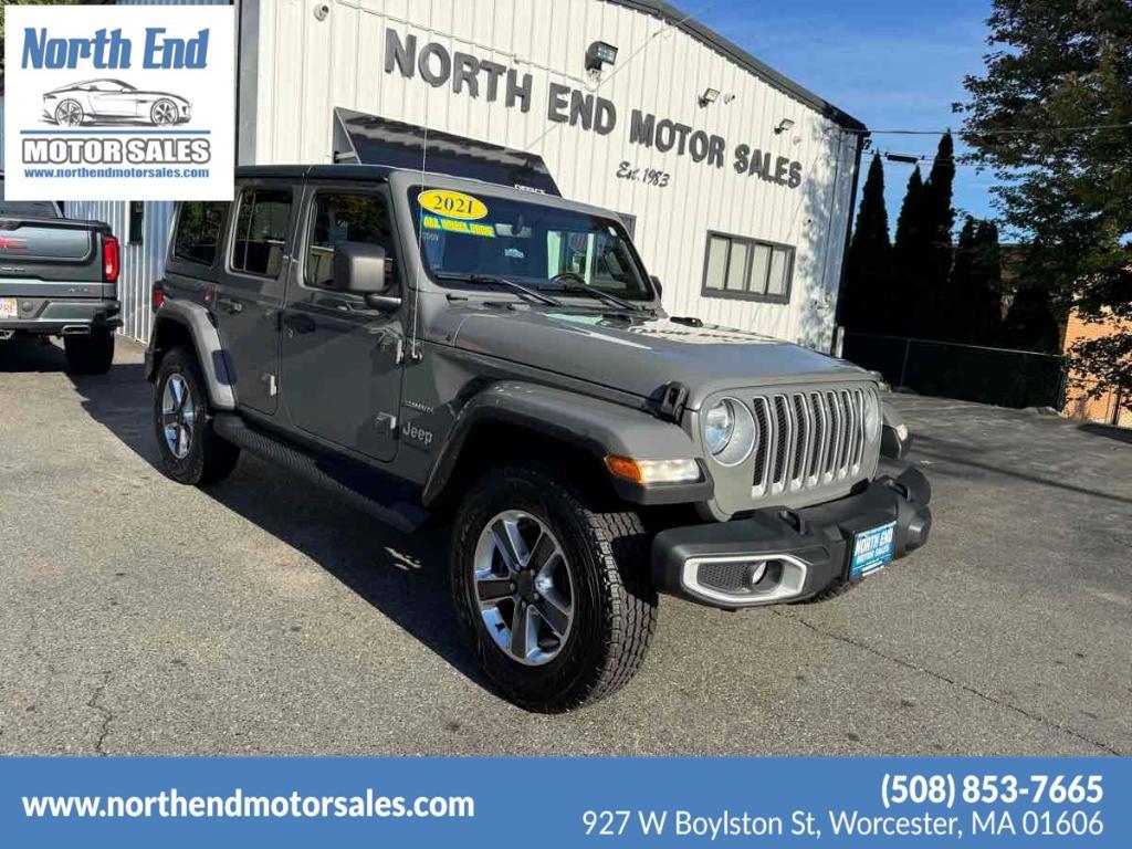 used 2021 Jeep Wrangler Unlimited car, priced at $33,900