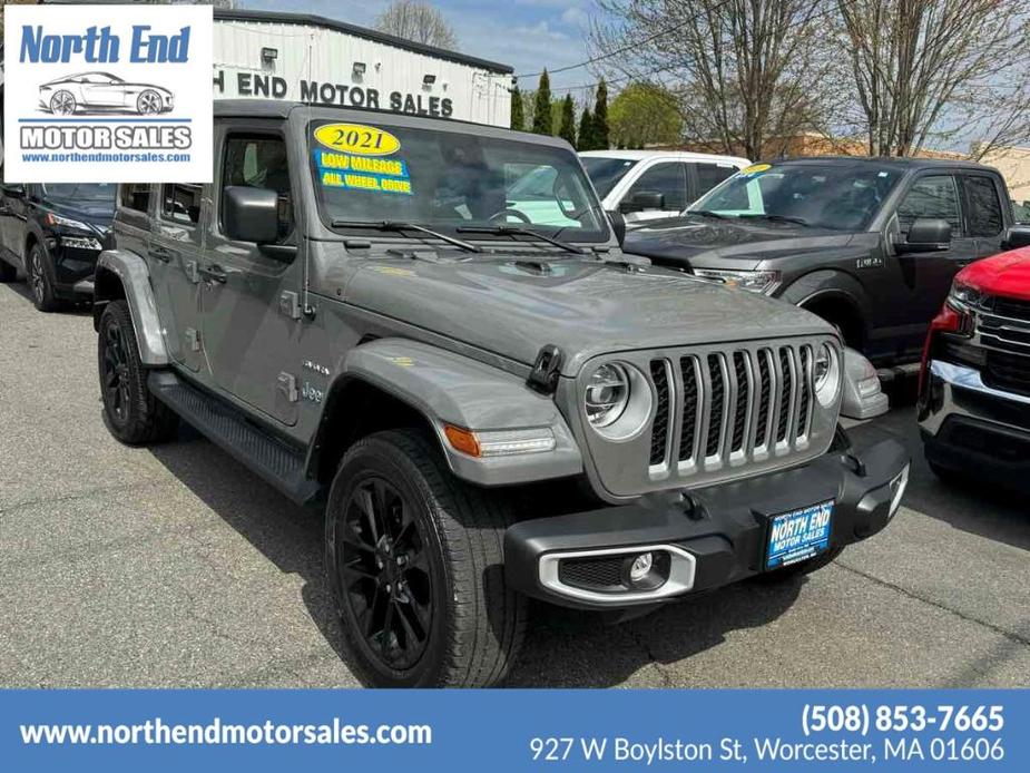 used 2021 Jeep Wrangler Unlimited 4xe car, priced at $41,900