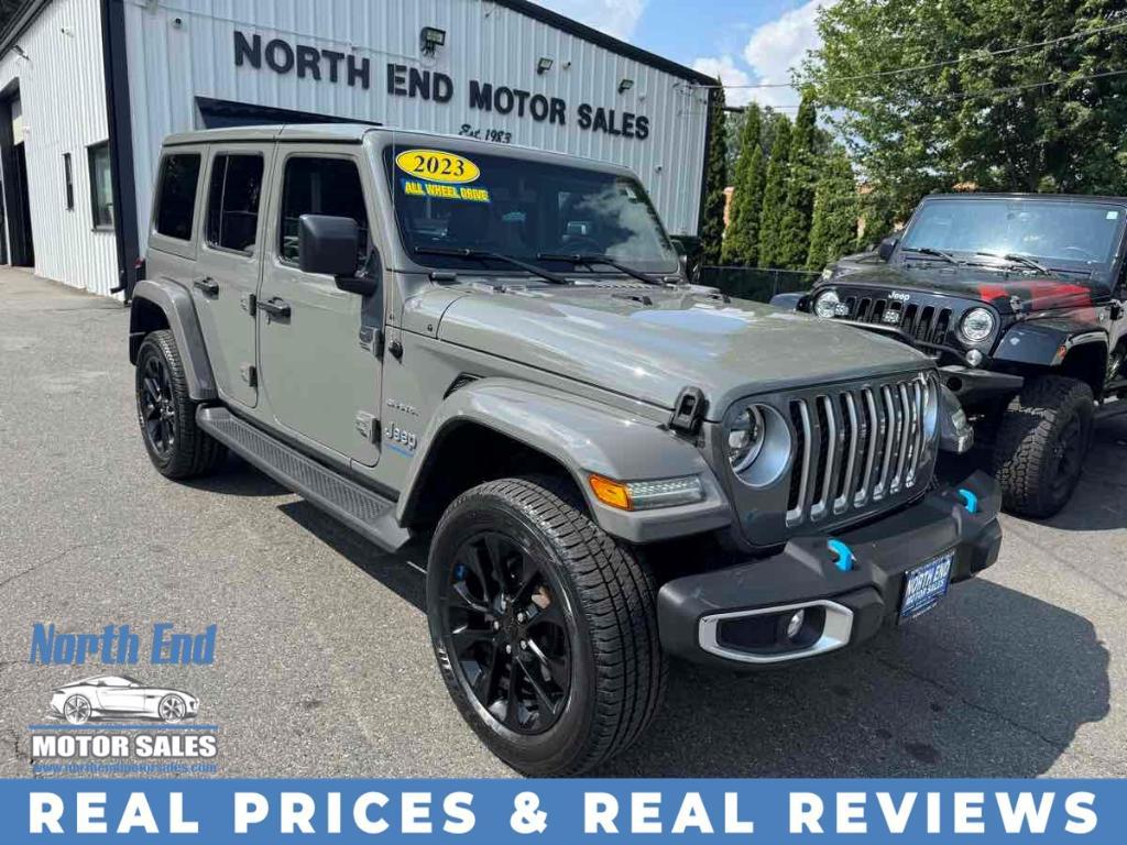 used 2023 Jeep Wrangler 4xe car, priced at $33,900