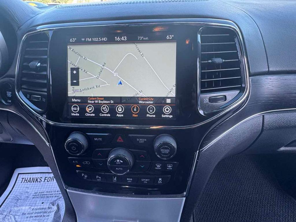 used 2021 Jeep Grand Cherokee car, priced at $39,900