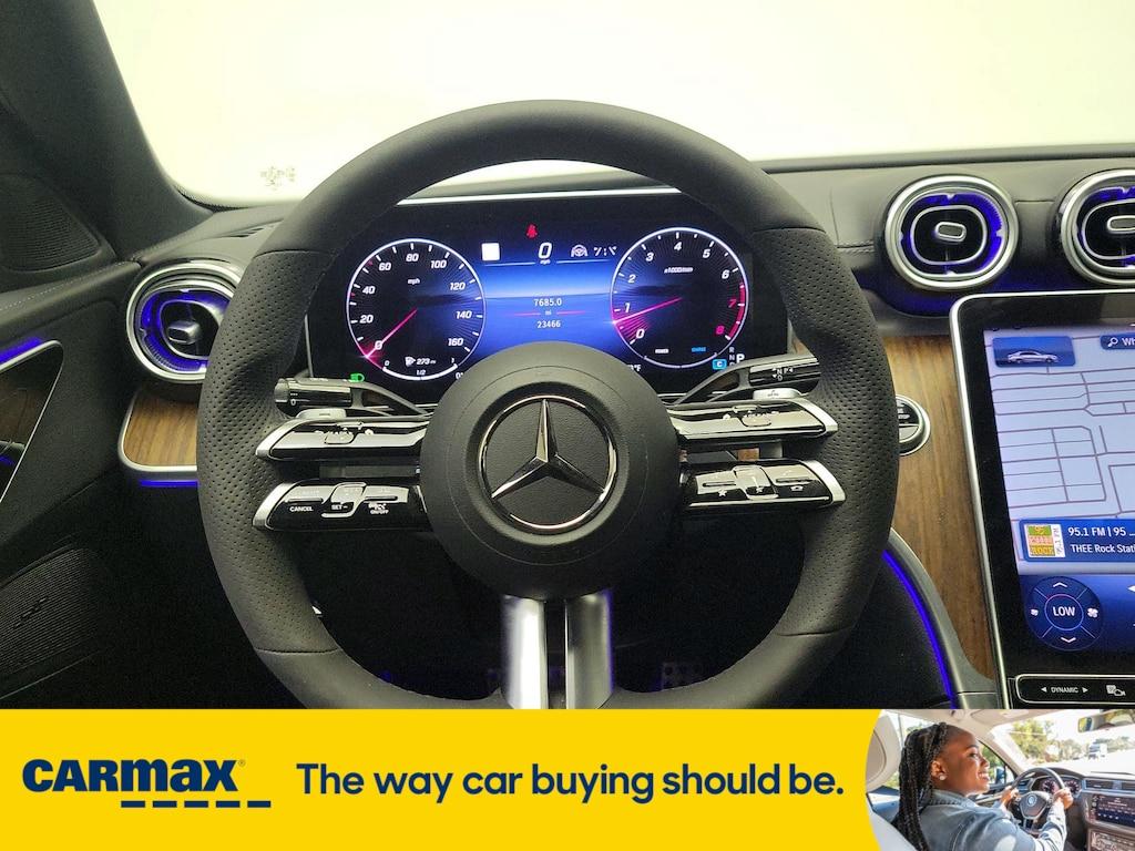 used 2022 Mercedes-Benz C-Class car, priced at $38,998