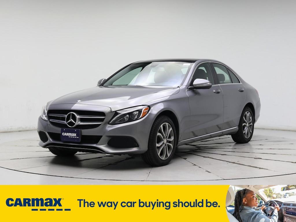 used 2015 Mercedes-Benz C-Class car, priced at $18,998
