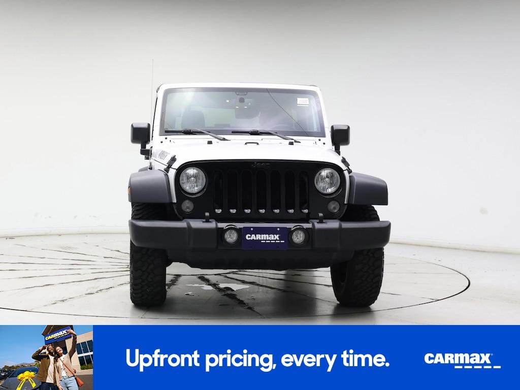 used 2016 Jeep Wrangler car, priced at $25,998