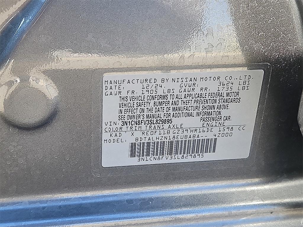 used 2025 Nissan Versa car, priced at $19,897