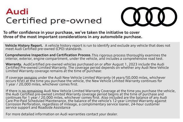 used 2024 Audi Q5 car, priced at $49,995