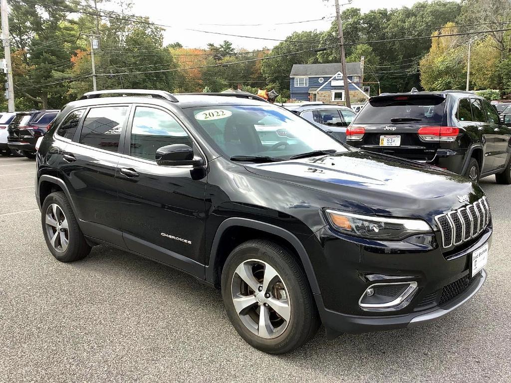 used 2022 Jeep Cherokee car, priced at $26,886