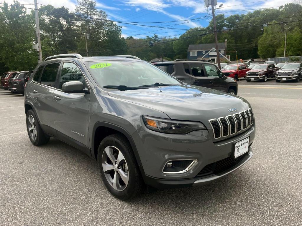 used 2021 Jeep Cherokee car, priced at $27,988