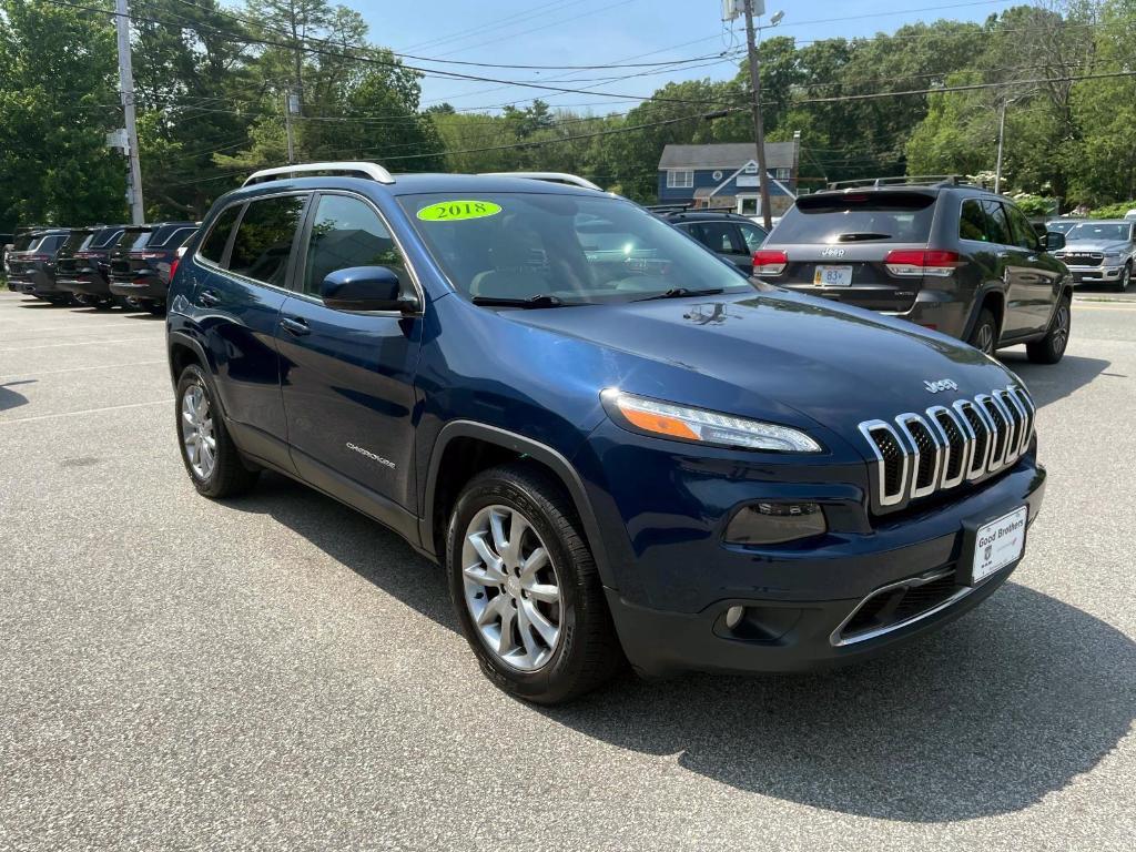 used 2018 Jeep Cherokee car, priced at $18,988