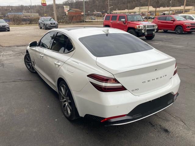 used 2022 Genesis G70 car, priced at $30,980