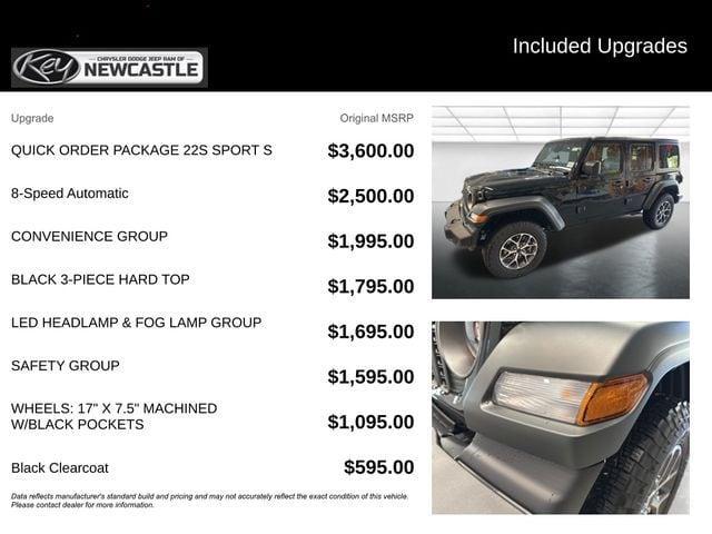 new 2025 Jeep Wrangler car, priced at $44,420