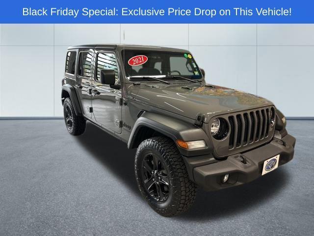 used 2021 Jeep Wrangler Unlimited car, priced at $28,995