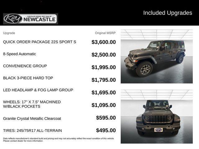 new 2025 Jeep Wrangler car, priced at $42,825