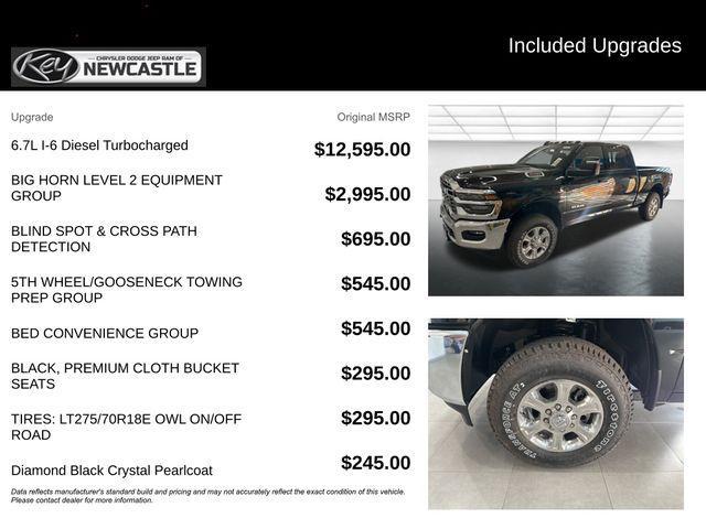 new 2025 Ram 3500 car, priced at $69,185