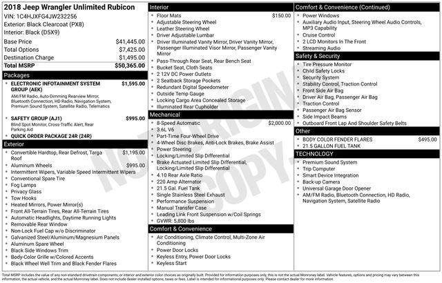 used 2018 Jeep Wrangler Unlimited car, priced at $26,995