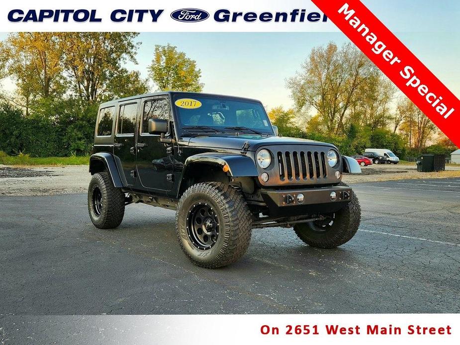 used 2017 Jeep Wrangler Unlimited car, priced at $18,969