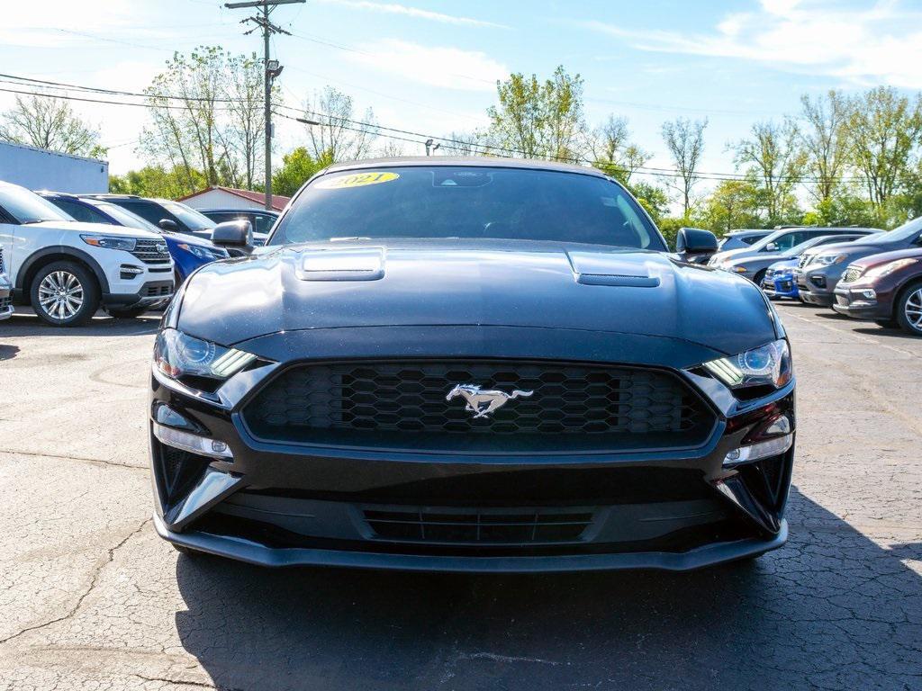 used 2021 Ford Mustang car, priced at $20,988