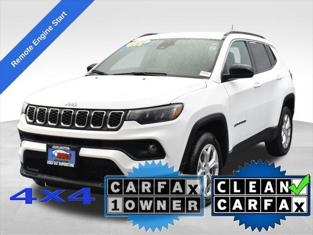 used 2024 Jeep Compass car, priced at $25,297