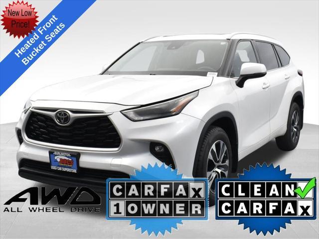 used 2022 Toyota Highlander car, priced at $35,857