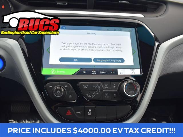 used 2021 Chevrolet Bolt EV car, priced at $18,995