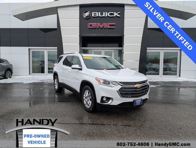 used 2021 Chevrolet Traverse car, priced at $26,276