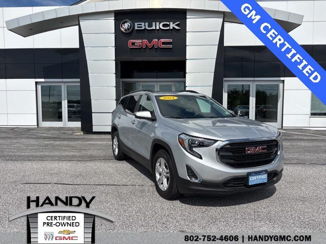 used 2021 GMC Terrain car, priced at $22,298