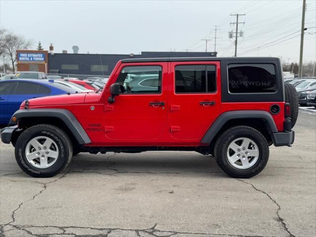 used 2017 Jeep Wrangler Unlimited car, priced at $15,995